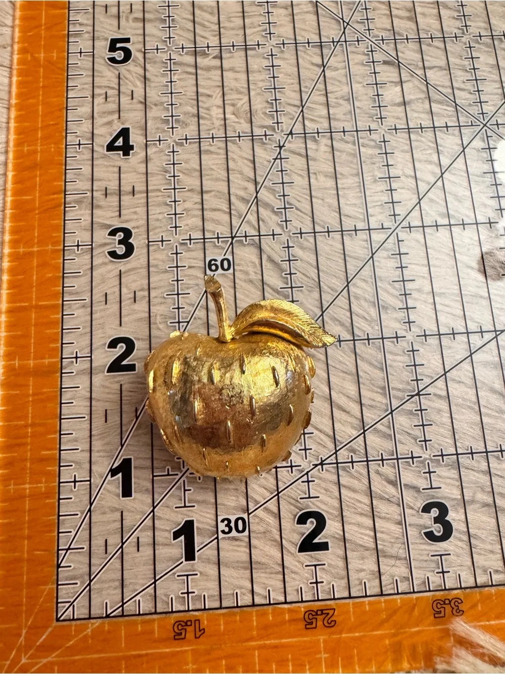 Gold Apple Pendant Necklace - Women Jewelry